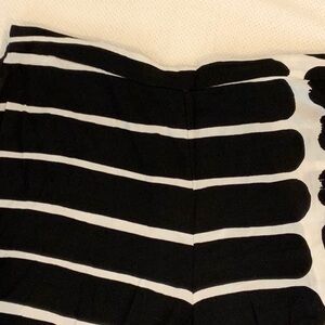 Merimekko for Target black and white striped rayon wide leg pants